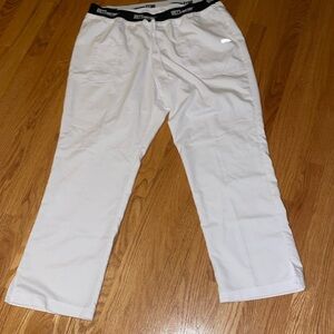 GREYS ANATOMY WHITE SCRUB PANTS